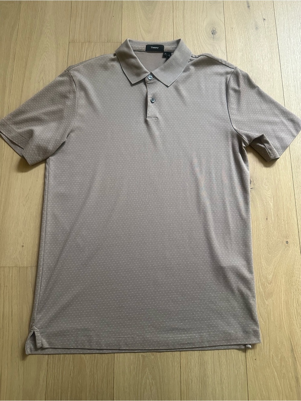 Theory Men’s Taupe Polo Shirt
